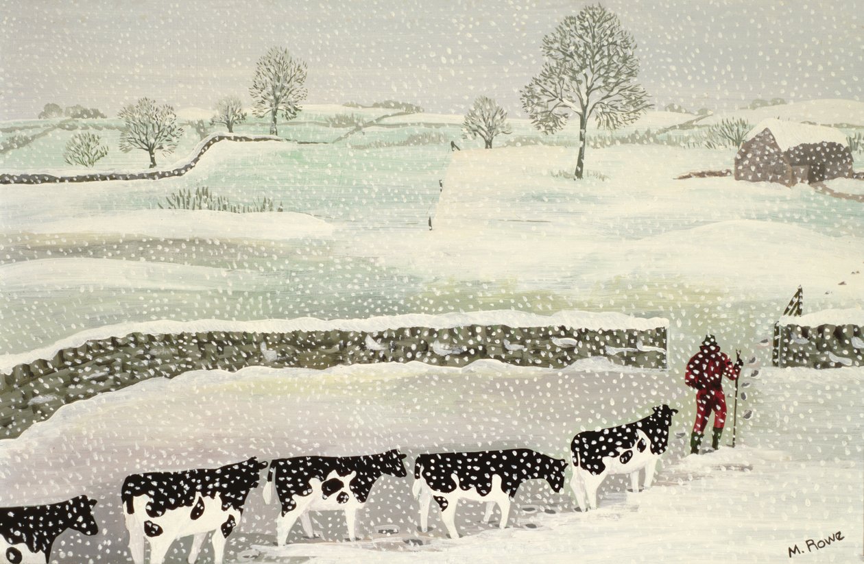 Cotswold: escena de invierno de Maggie Rowe