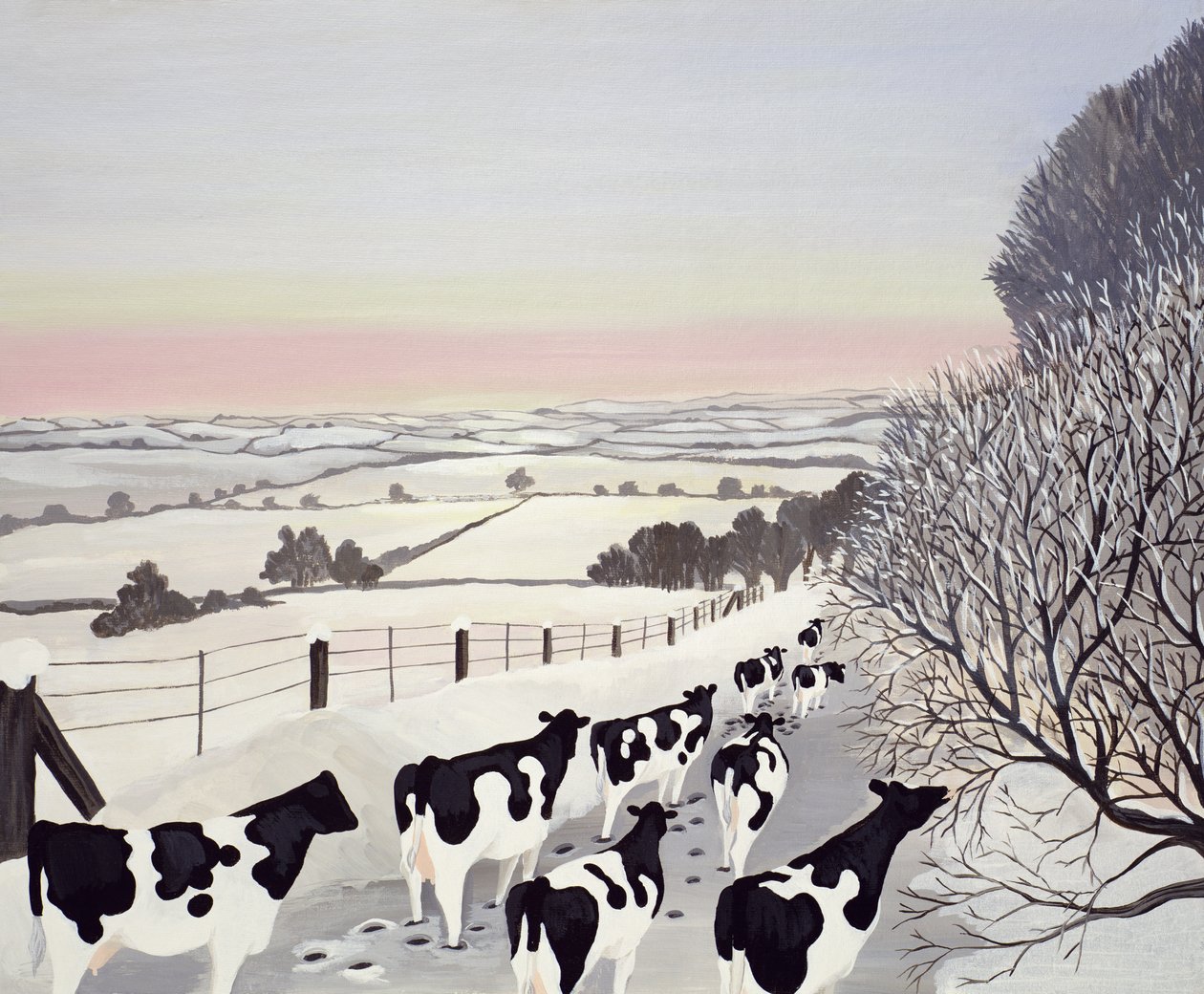 Frisones en Invierno de Maggie Rowe