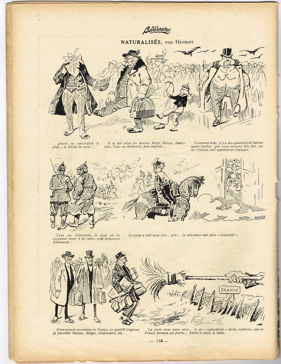 La Baionnette, Satirique en Colours de Henri Maigrot