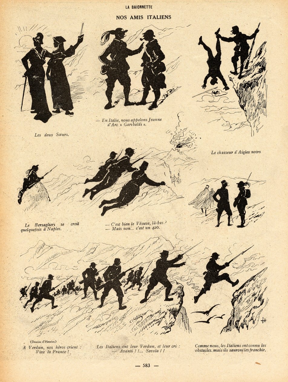 La Bayoneta, Satírico en N & B de Henri Maigrot