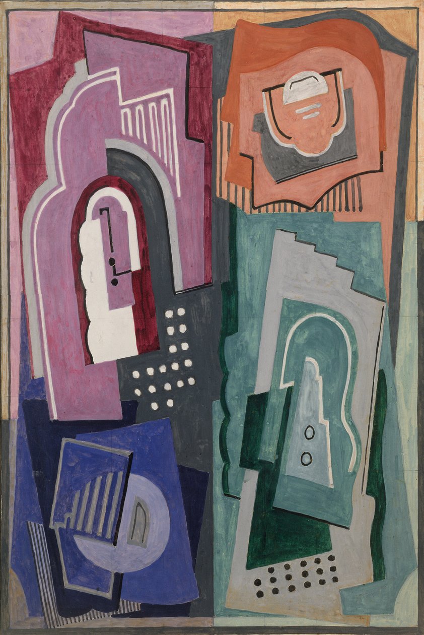 Composición de cinco elementos, c.1929 de Mainie Jellett