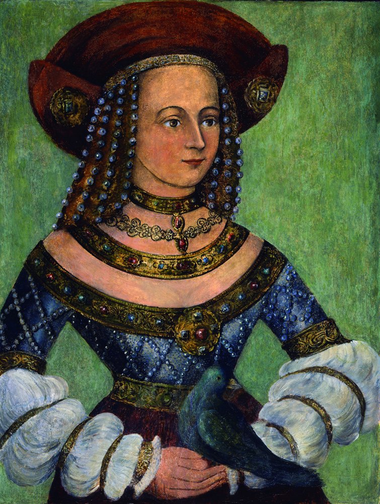 Retrato de Jadwiga Jagiellon de Nicolaus Alexander Mair von Landshut
