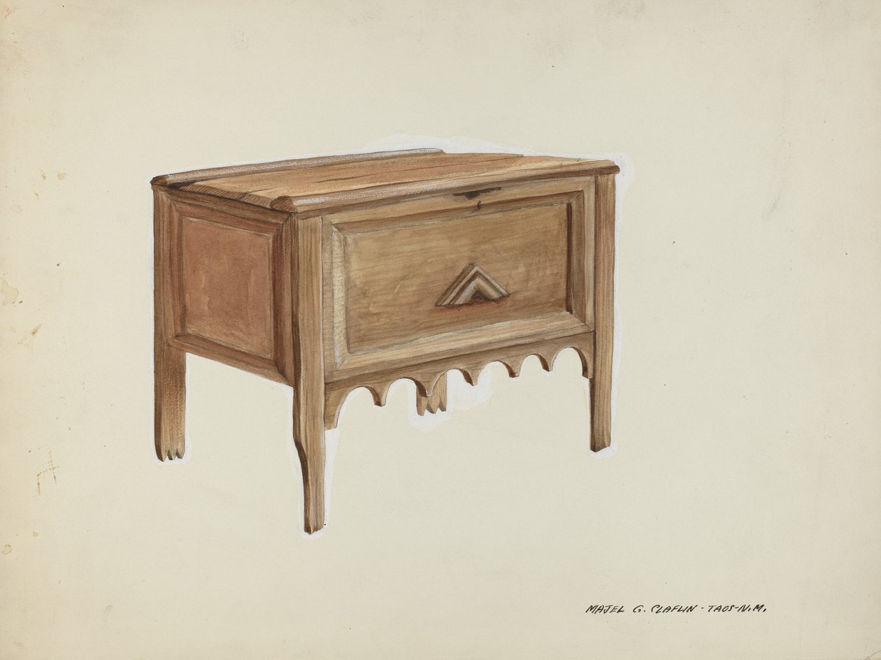 Cofre, c. 1937 de Majel G. Claflin