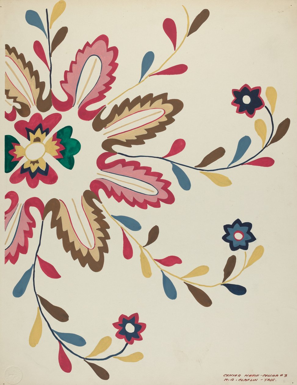 Lámina de colcha de Majel G. Claflin