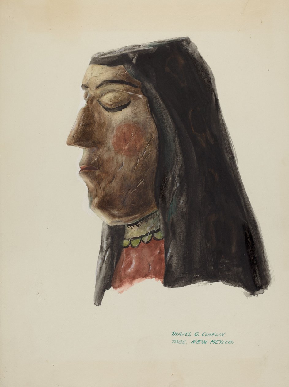 Cabeza de Guadalupe, c. 1938 de Majel G. Claflin