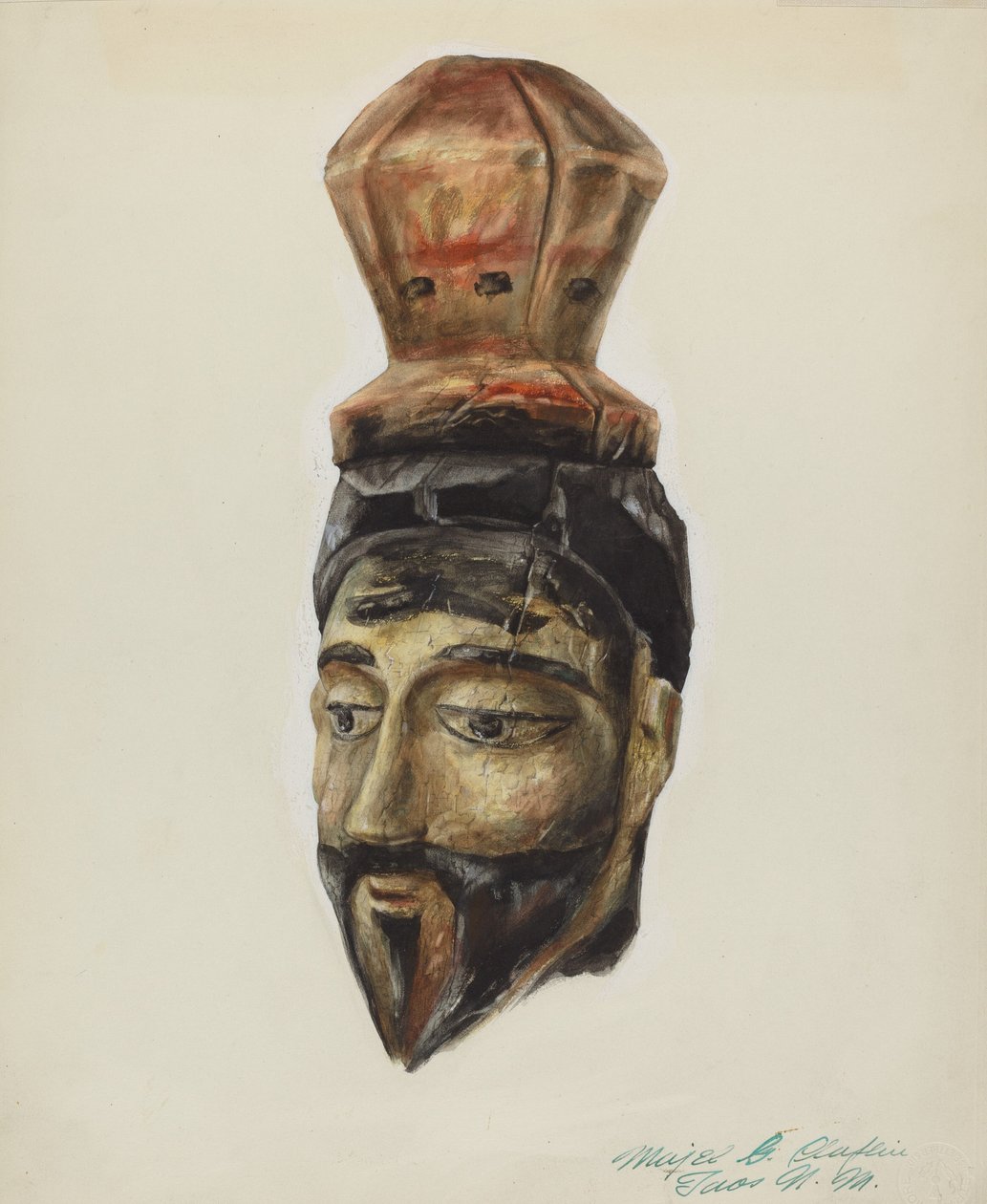 Cabeza de San José, c. 1939 de Majel G. Claflin