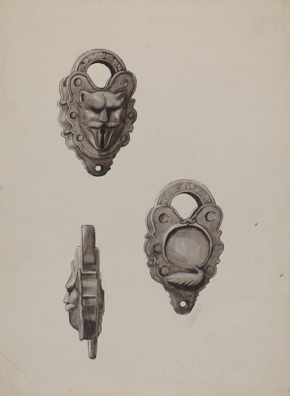 Cerradura de hierro de Majel G. Claflin