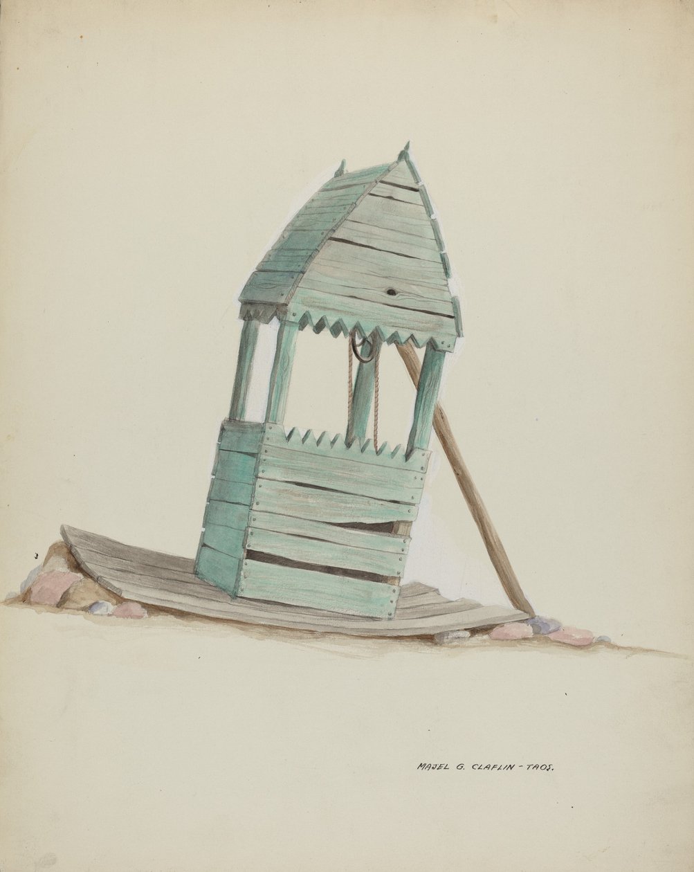Cabeza de pozo, c. 1937 de Majel G. Claflin