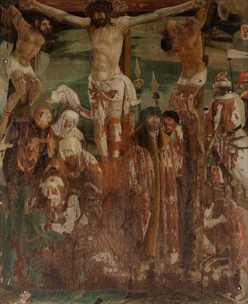 Crucifixión de Cristo de Maler der Donauschule