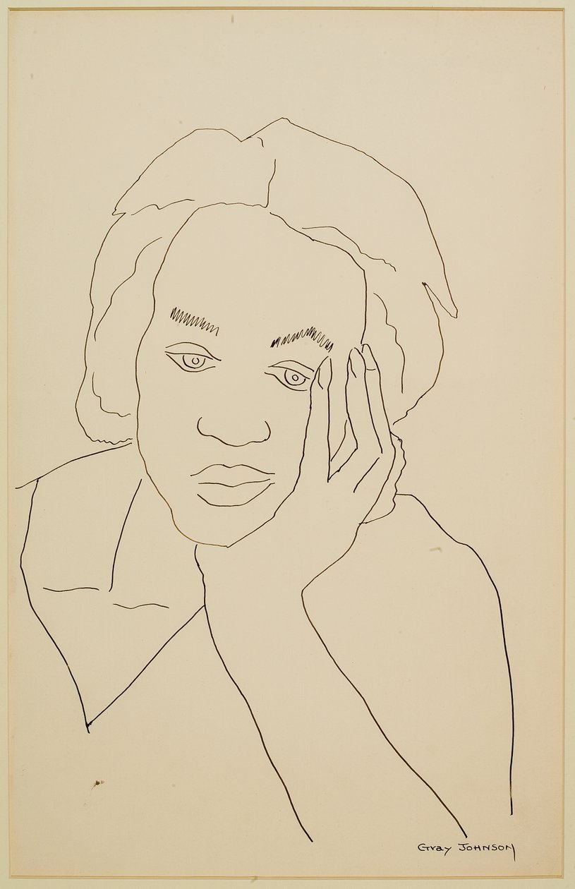 Estudio de una chica #2 de Malvin Gray Johnson