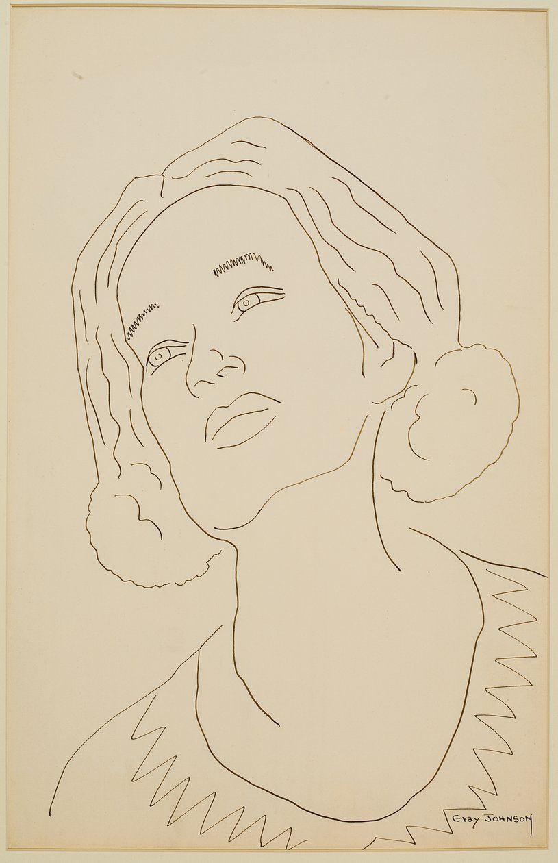 Estudio de una chica #3 de Malvin Gray Johnson