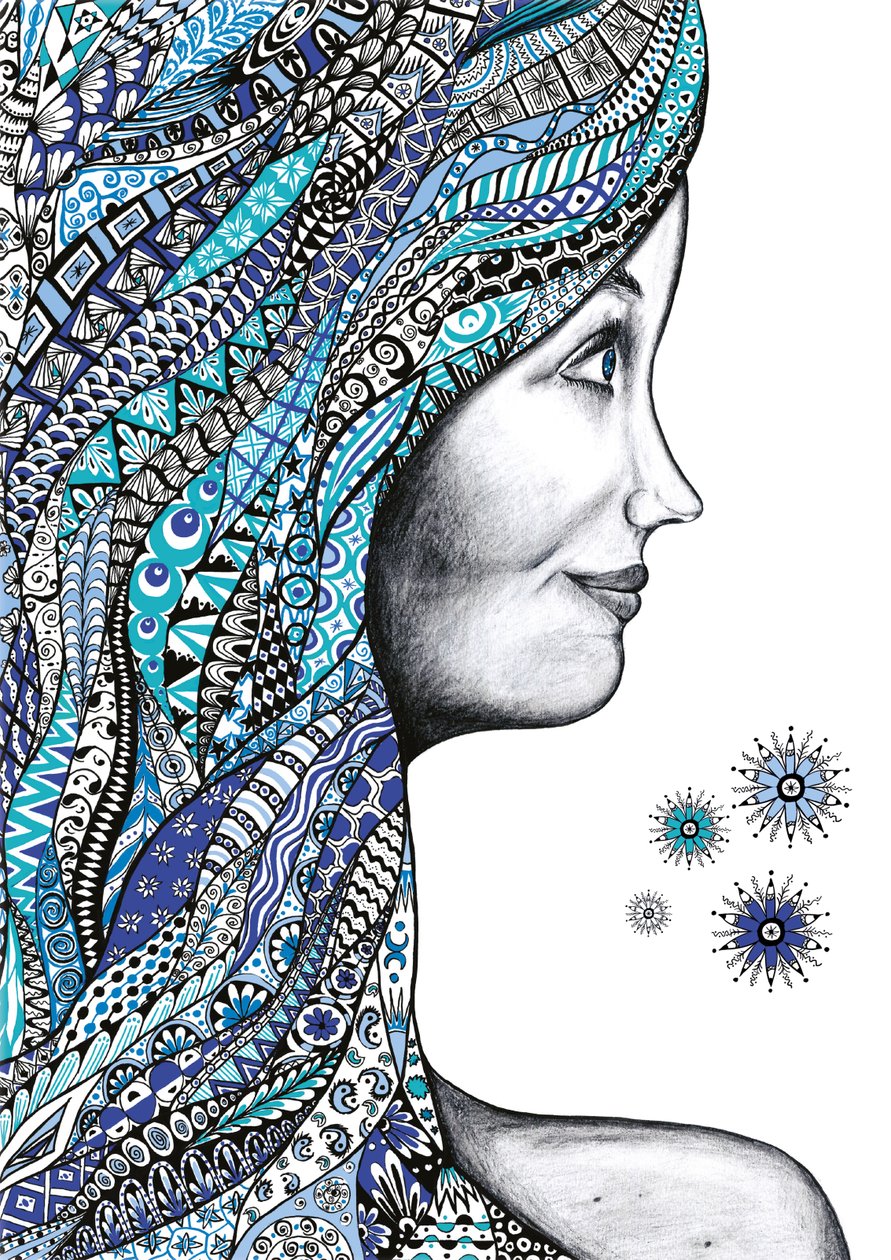 Pelo azul de MandalaSensual