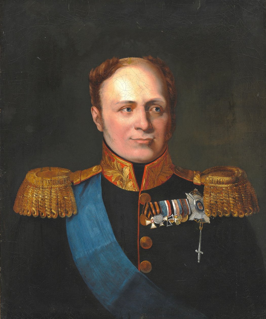 Retrato del Zar Alejandro I de Rusia de Manner of George Dawe