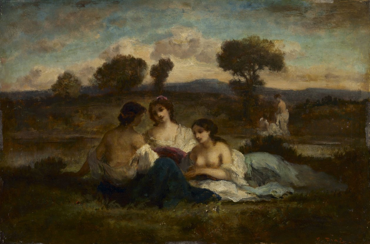 Los bañistas de Narcisse Virgilio Díaz
