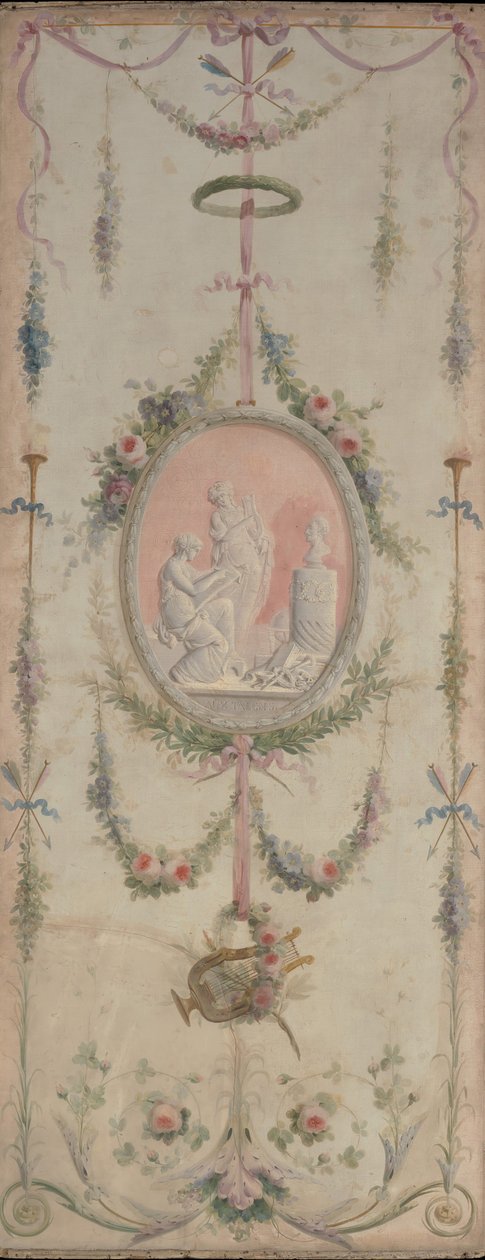 Panel decorativo uno de un par de Manner of Le Riche