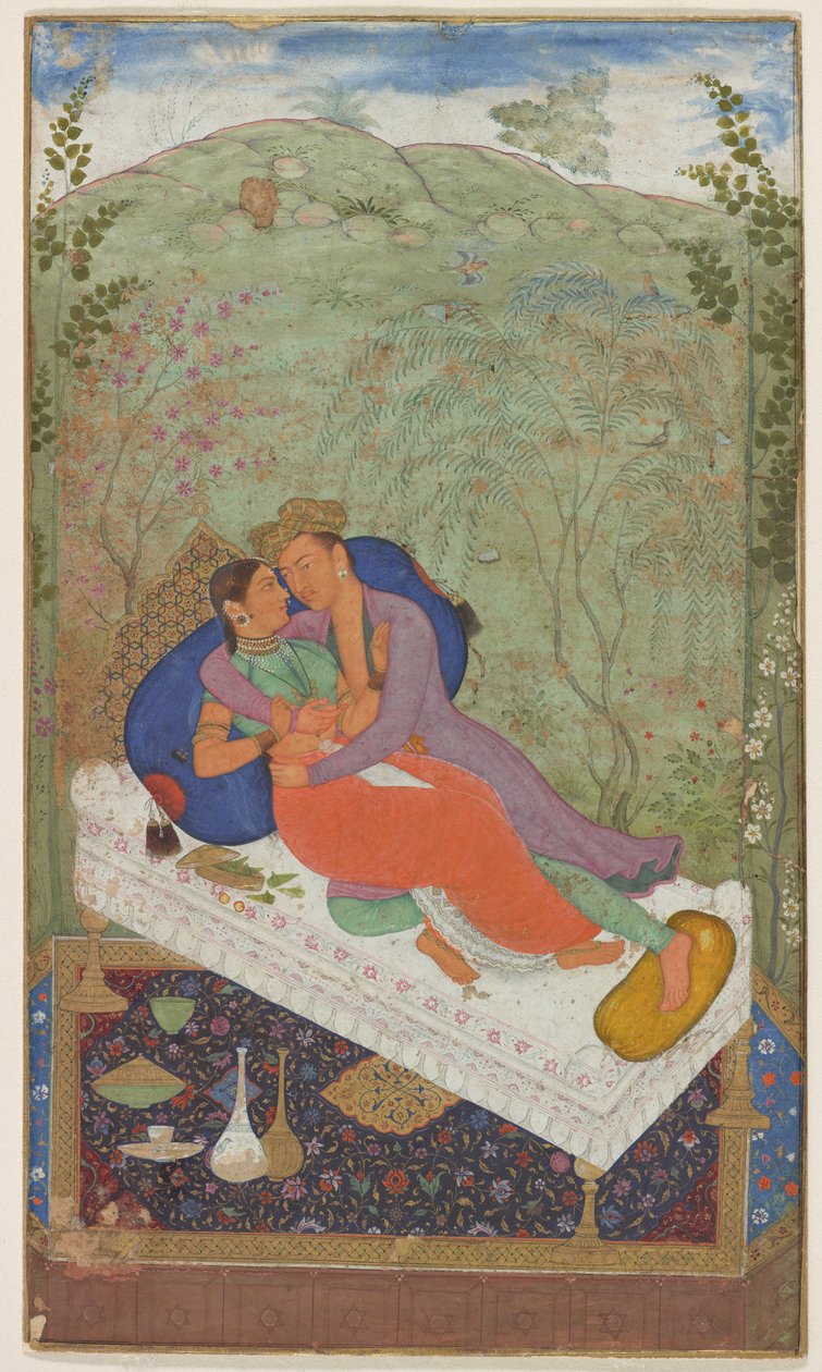 Sultán Murad y una Consorte, ca. 1597 de Manohar
