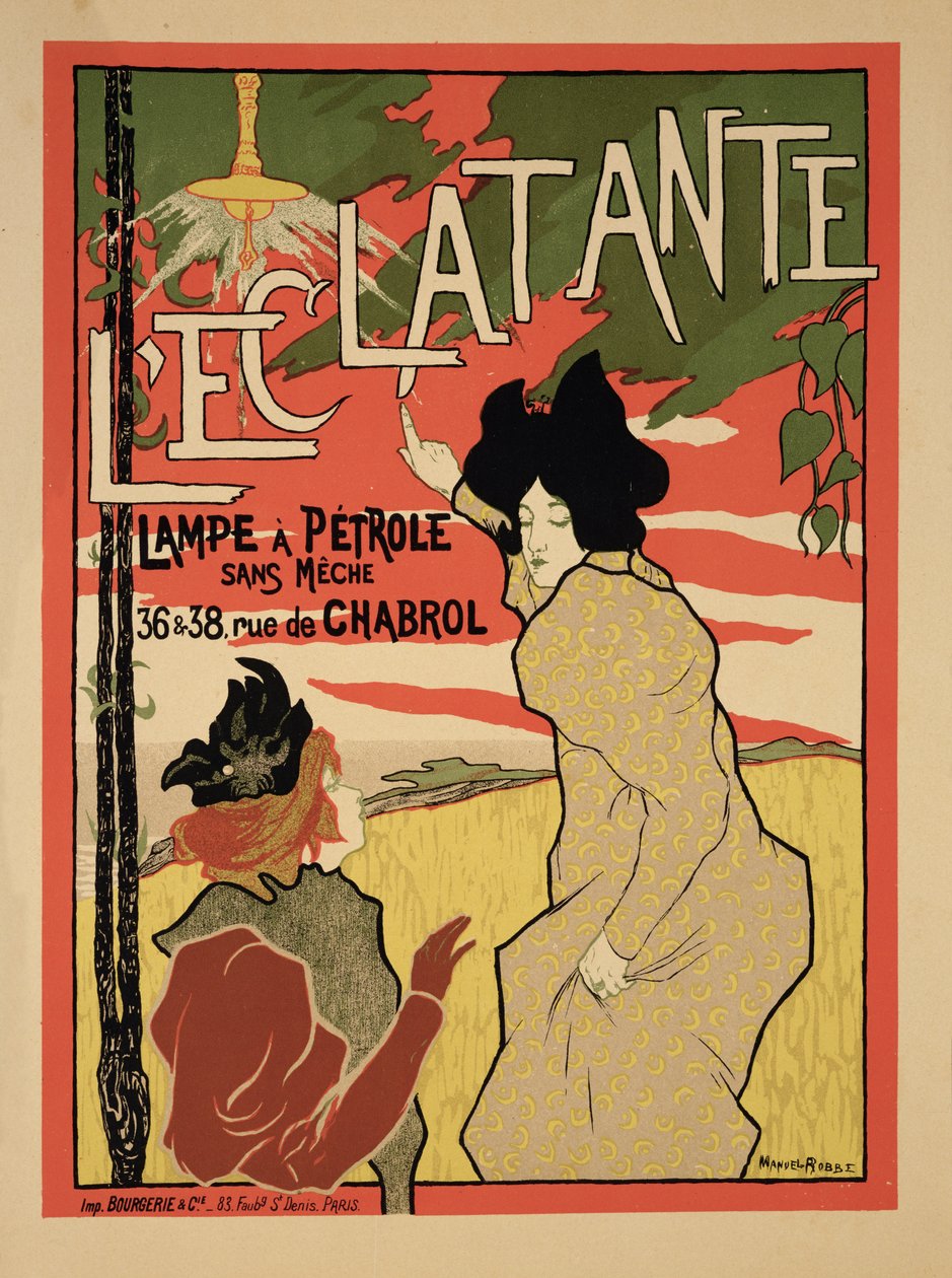 Reproducción de un cartel publicitario de 
