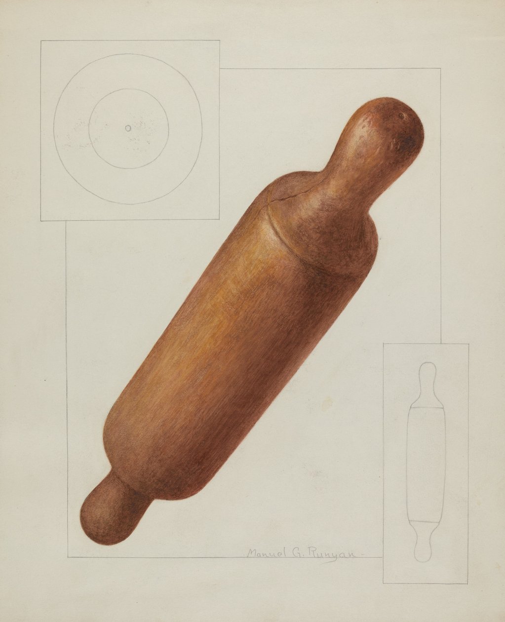 Rodillo de masa, c. 1937 de Manuel G. Runyan