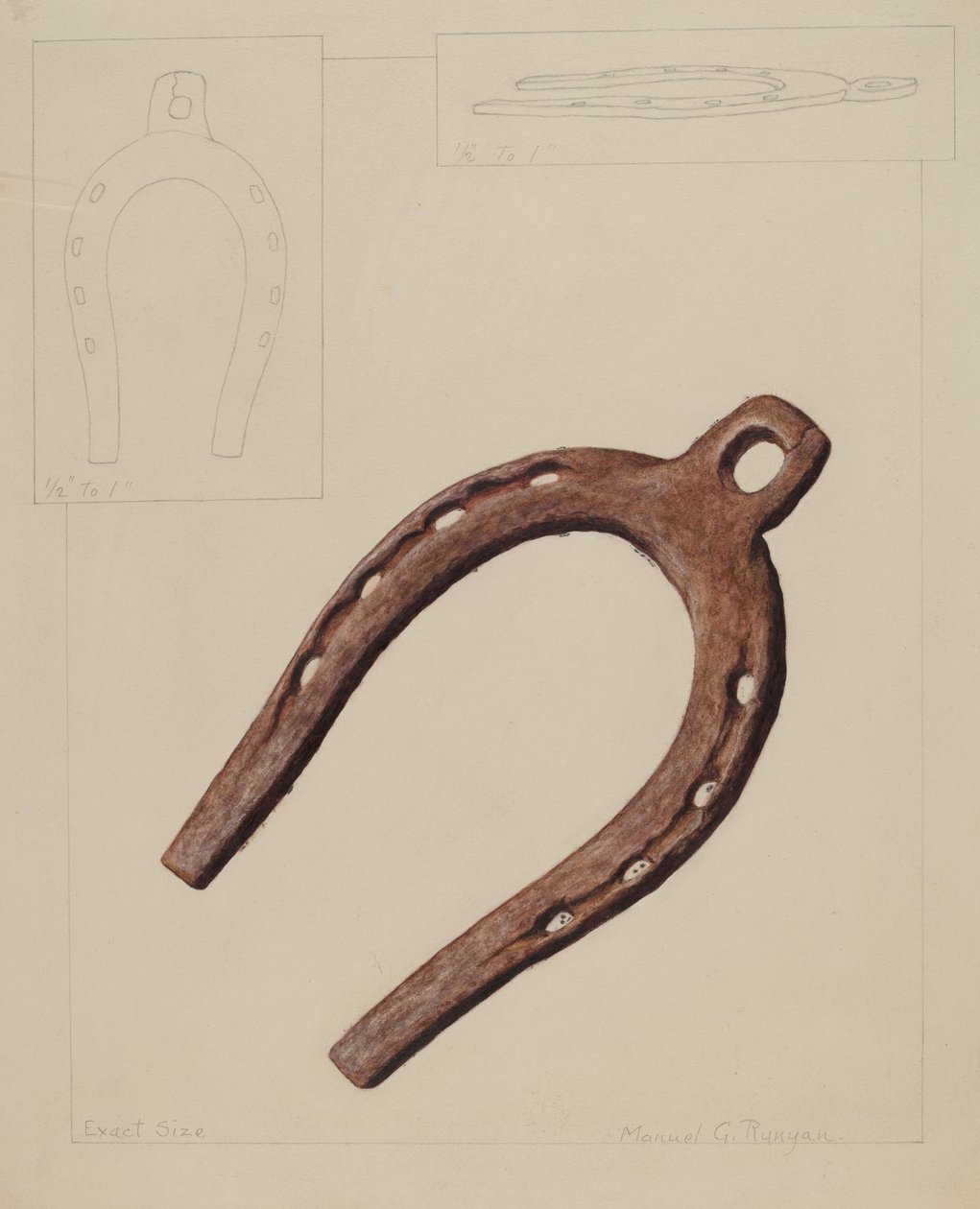 Herradura de Mula, c. 1937 de Manuel G. Runyan