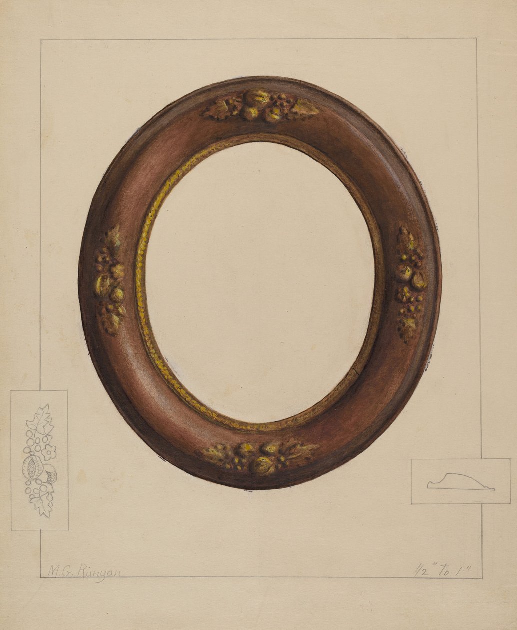 Marco de Cuadro, c. 1936 de Manuel G. Runyan