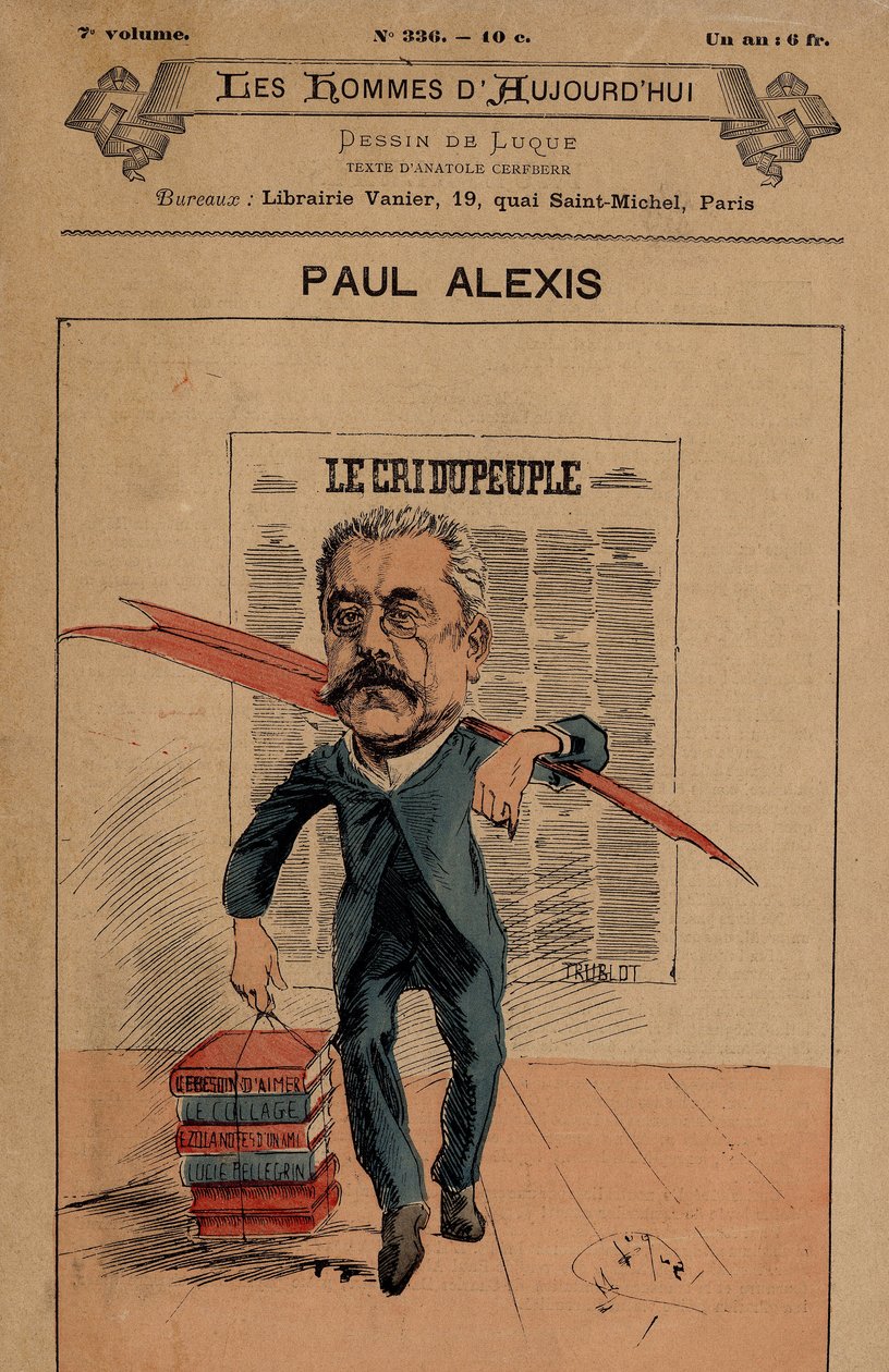 Portada de The Men of Today, número 336, ilustración de Manuel Luque (1854-1919): The Cree of the People - Alexis Paul (1847-1901) de Manuel Luque