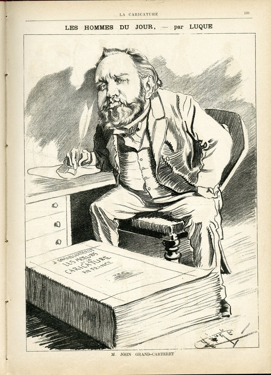Ilustración de Manuel Luque (1854-1919) en La Caricature (1880) de Manuel Luque
