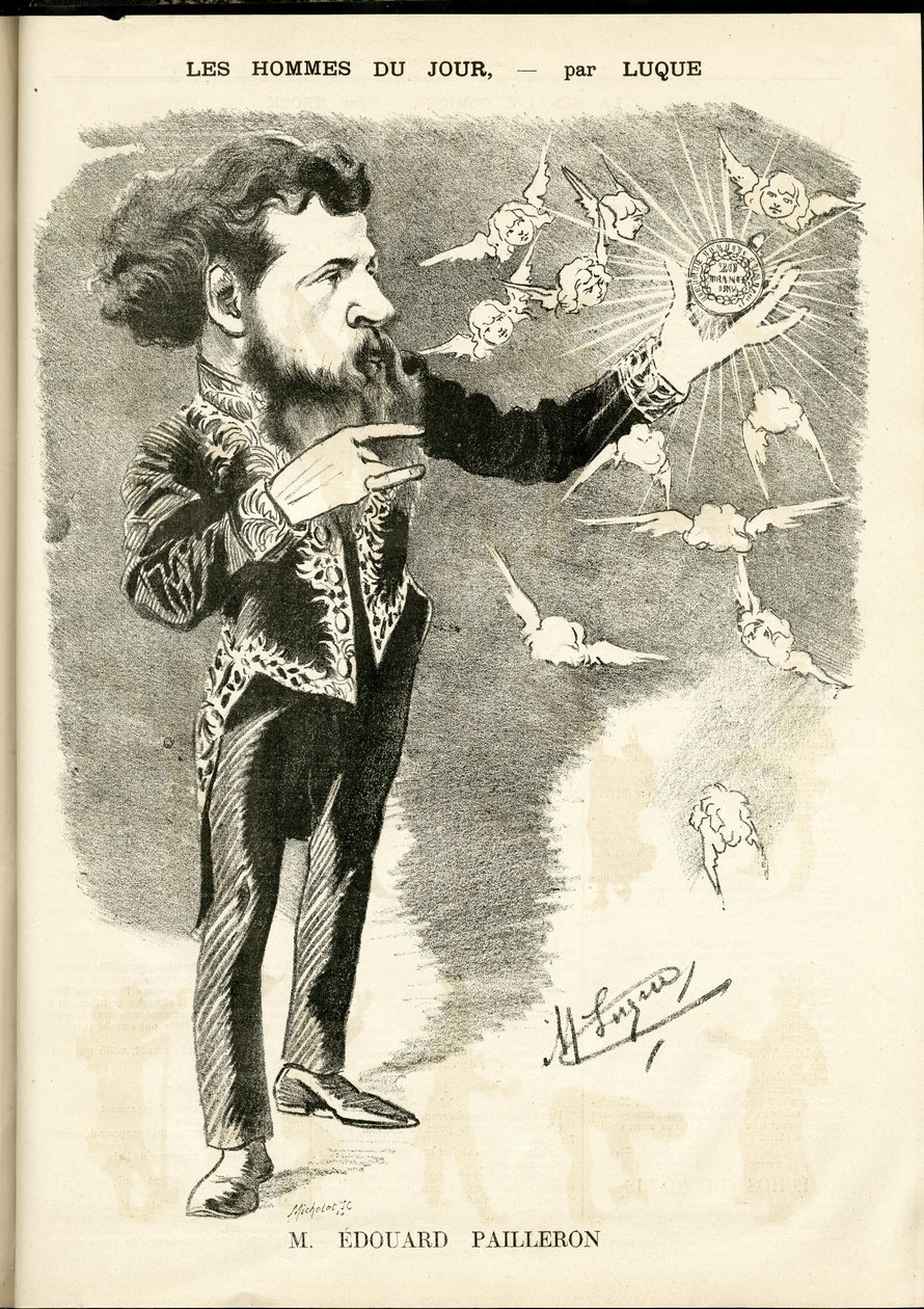 Ilustración de Manuel Luque (1854-1919) en La Caricature (1880) de Manuel Luque