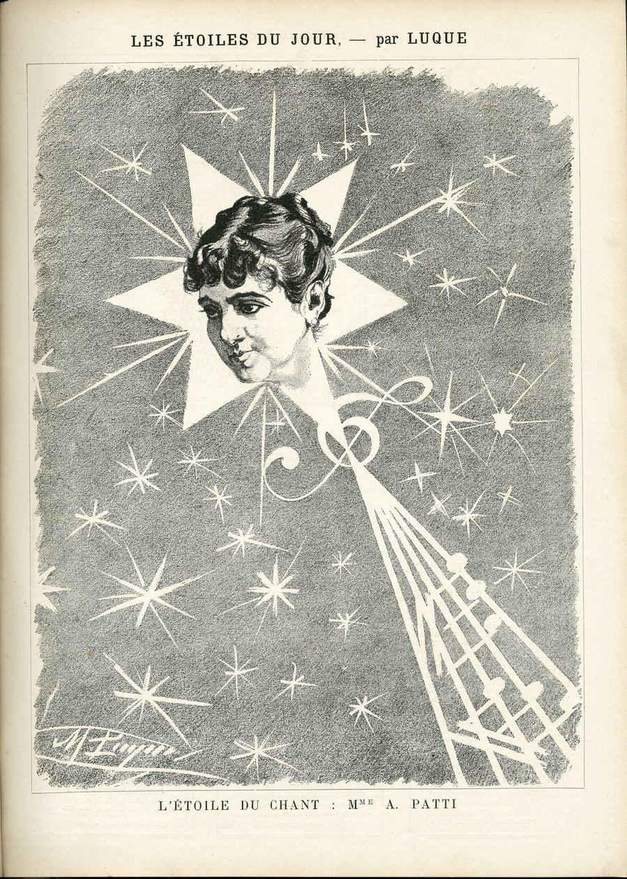 Ilustración de Manuel Luque (1854-1919) en La Caricature (1880) de Manuel Luque