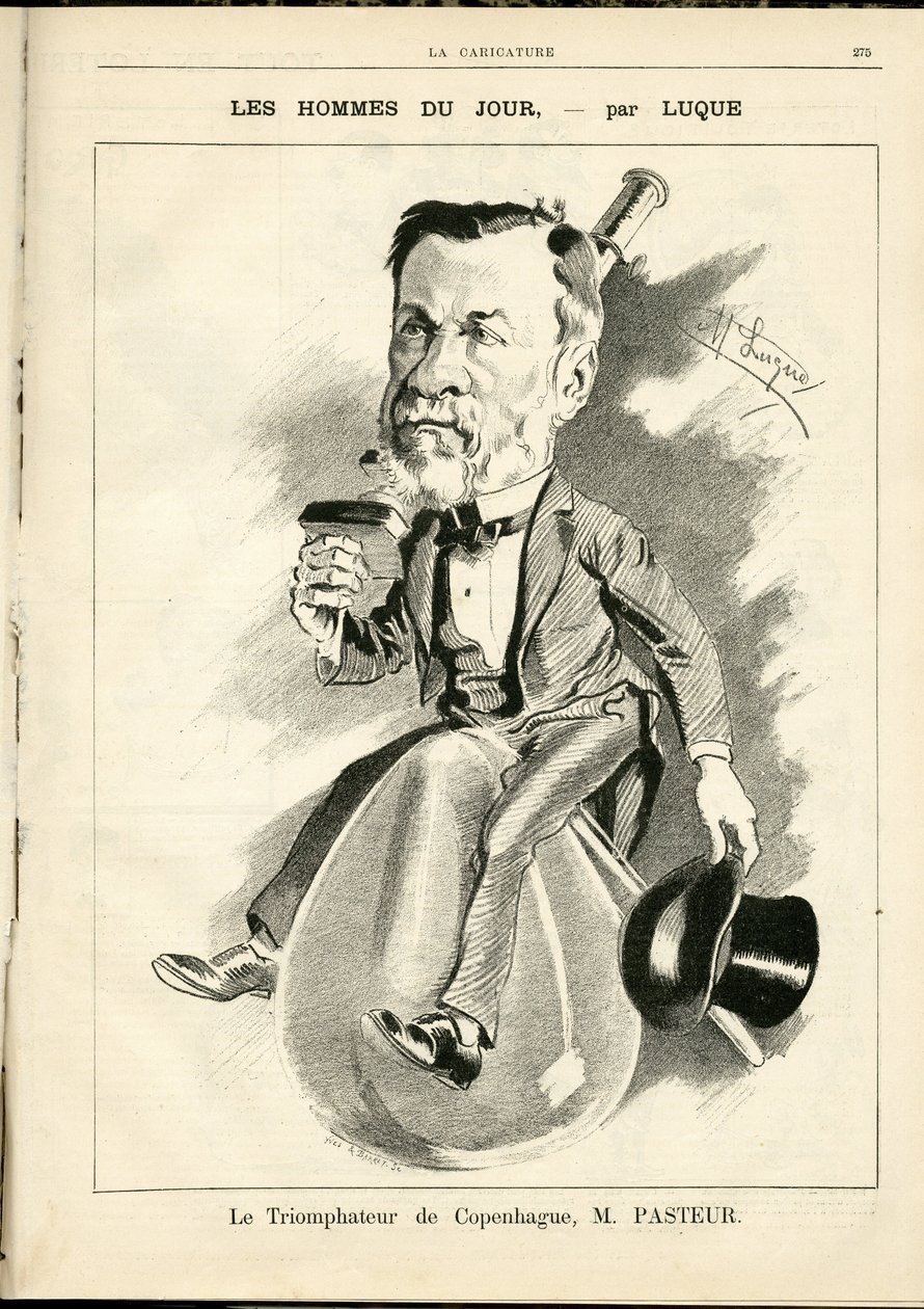 Ilustración de Manuel Luque (1854-1919) en La Caricature (1880) de Manuel Luque