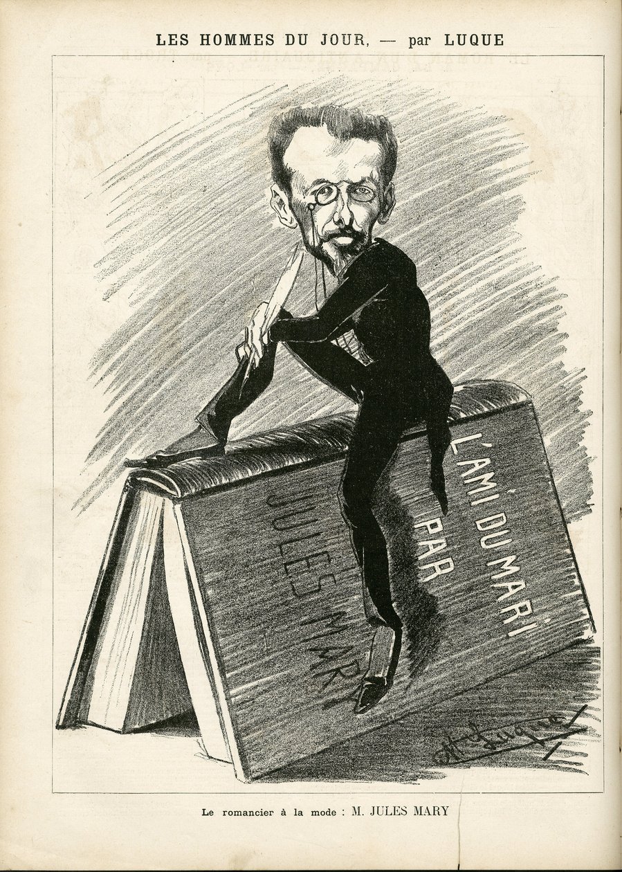 Ilustración de Manuel Luque en La Caricature (1880) de Manuel Luque