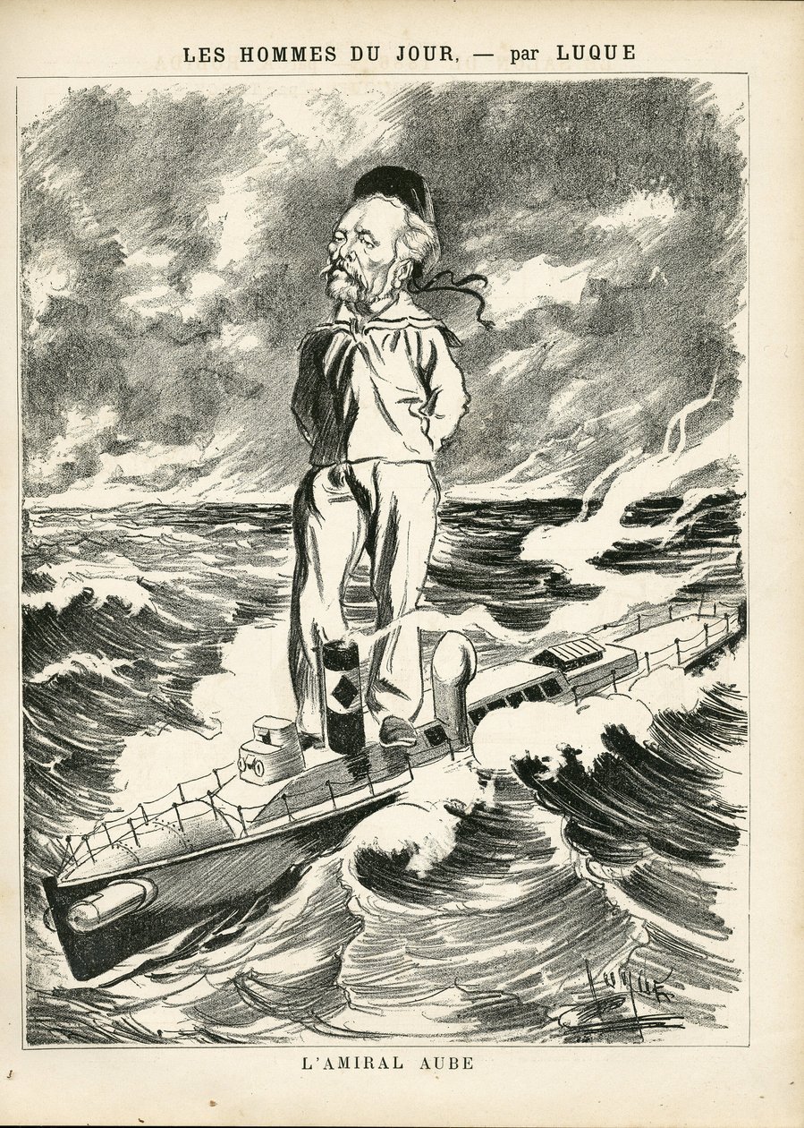 Ilustración de Manuel Luque (1854-1919) en La Caricature (1880) de Manuel Luque