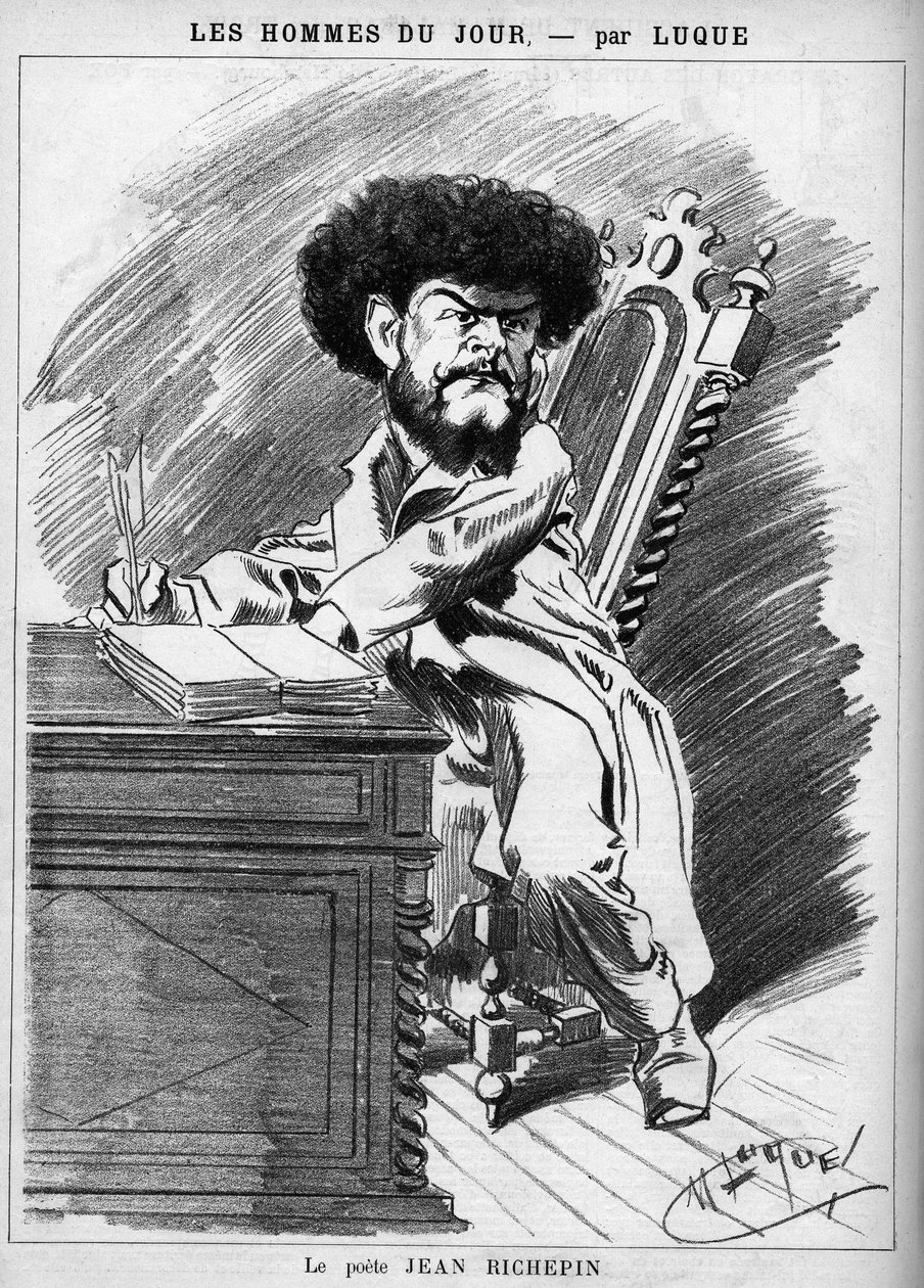 Jean Richepin (1849-1926), escritor francés. de Manuel Luque