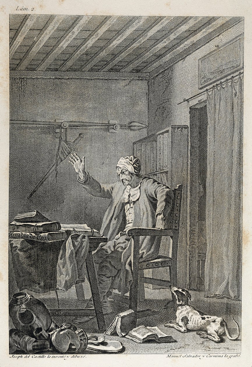El personaje y la búsqueda del famoso caballero Don Quijote de Manuel Salvador Carmona