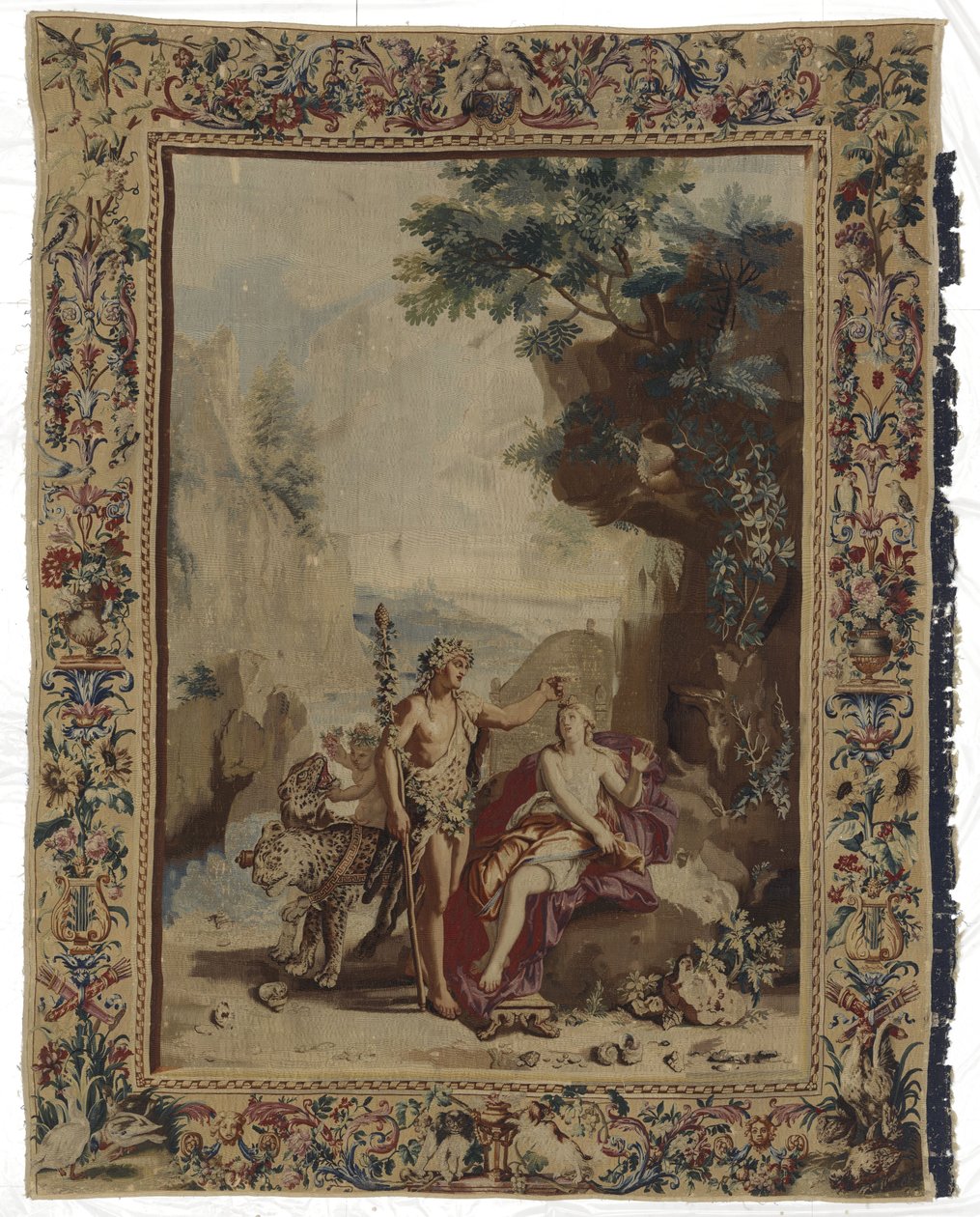 Baco y Ariadna Baco en Ariadna De metamorfosen van Ovidius (título de la serie) de Manufacture Royale des Gobelins