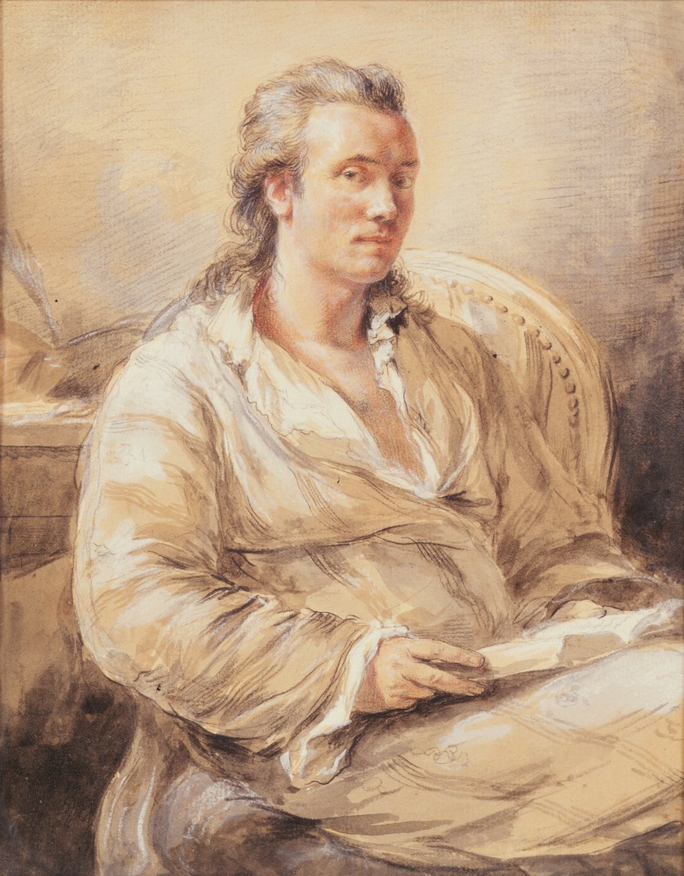 Autorretrato de Marc Theodore Bourrit