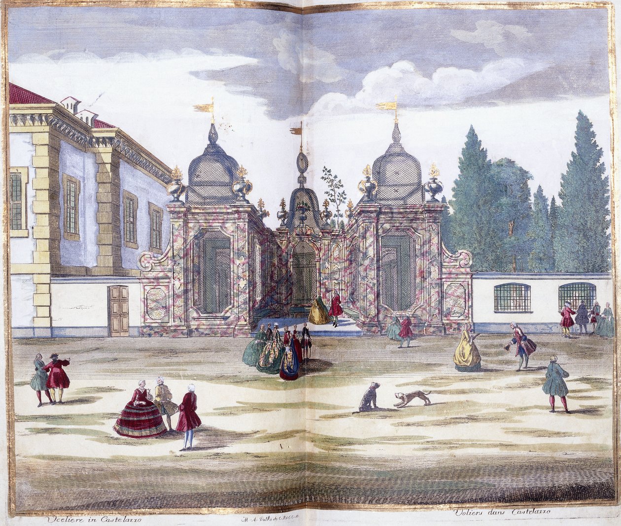 Volier dans Castellazo, 1743 de MarcAntonio dal Re