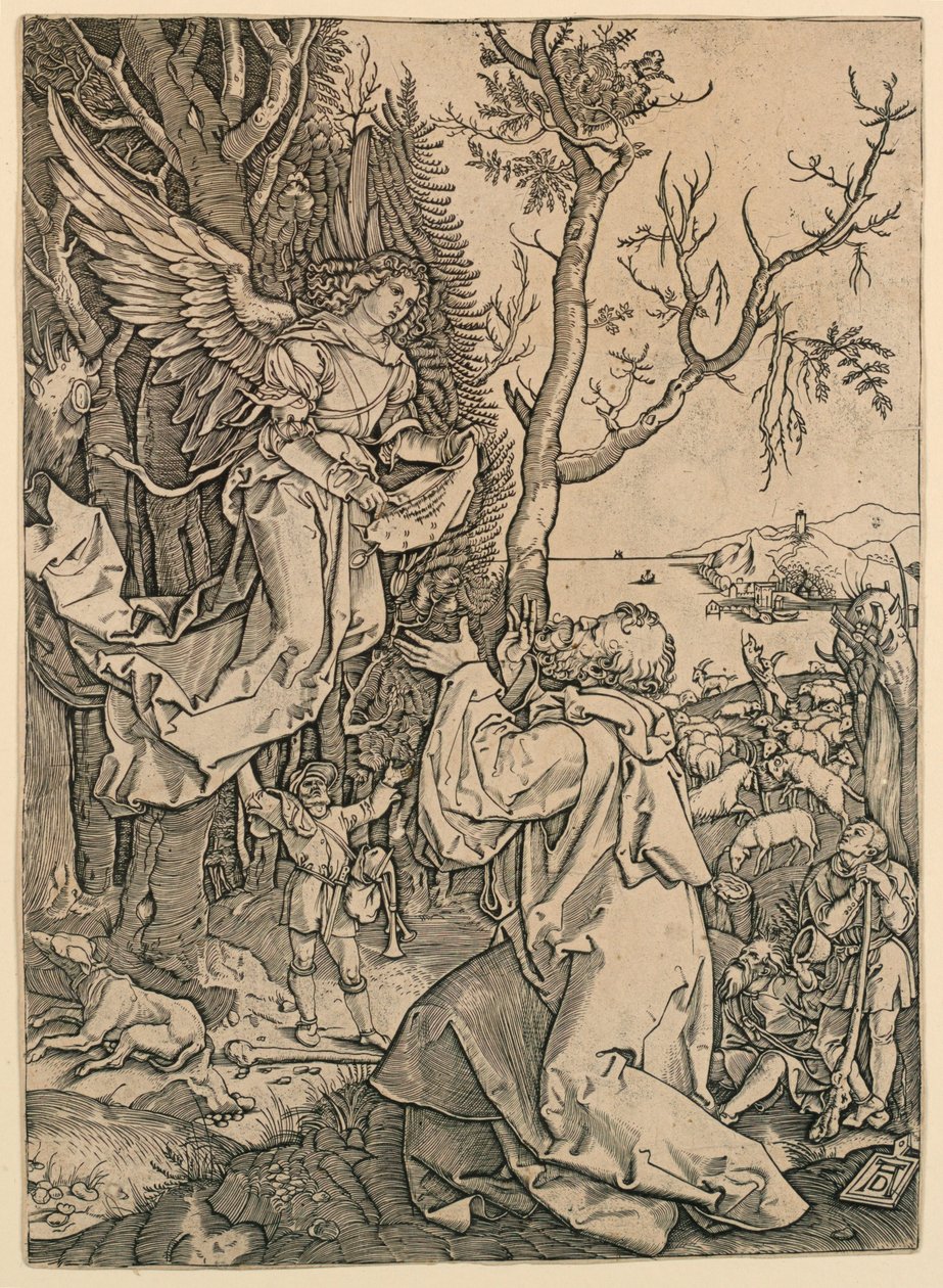 Ángel Apareciendo a Joaquín de Marc Antonio Raimondi