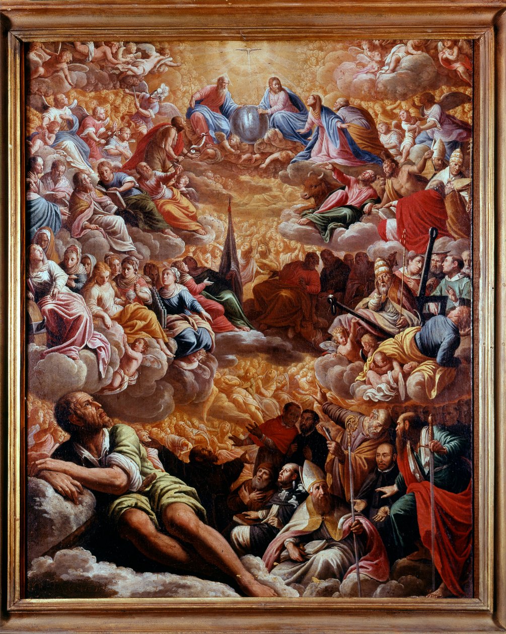 Paraíso - Pintura de Marcantonio Bassetti (1588-1630), Óleo Sobre Lienzo 78X61 CM - Nápoles Museo di Capodimonte de Marcantonio Bassetti