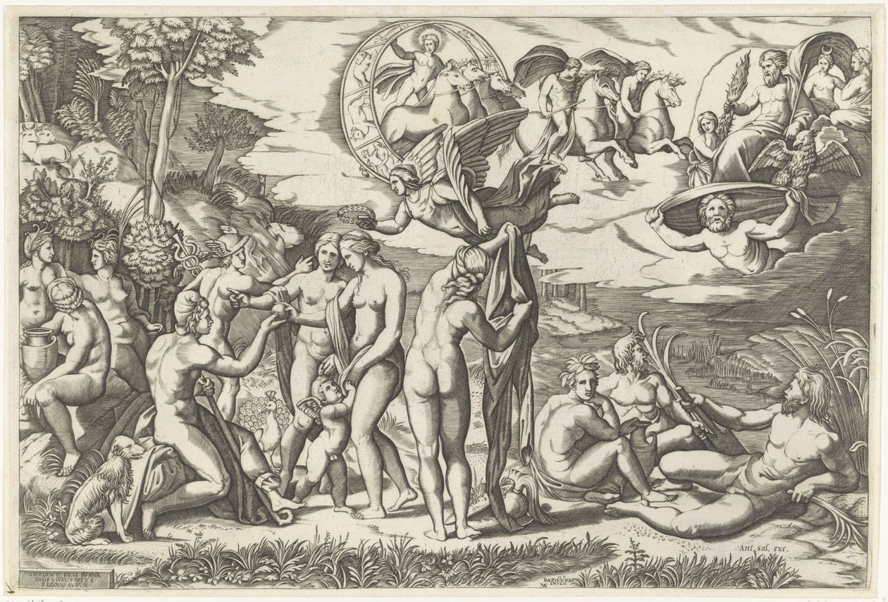 Sentencia de París de Marcantonio Raimondi