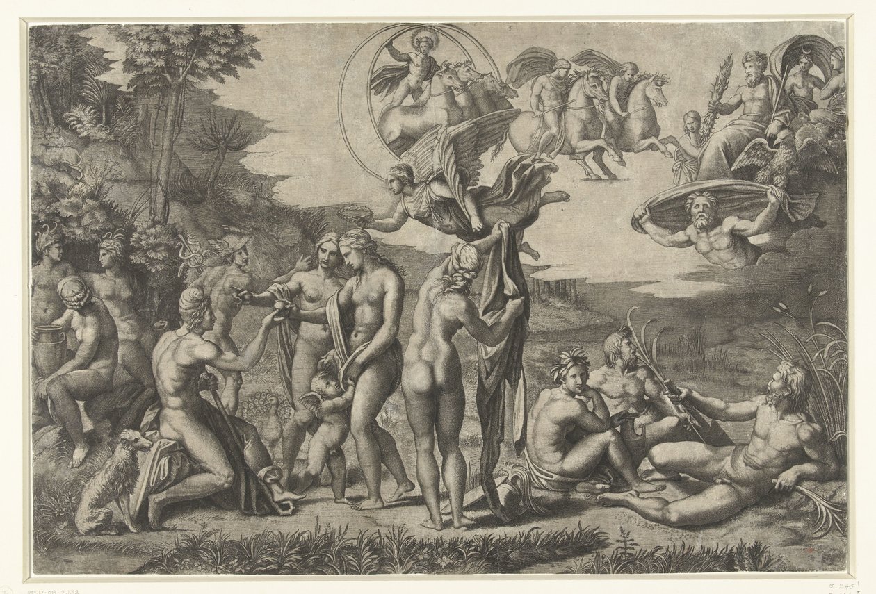 Sentencia de París de Marcantonio Raimondi
