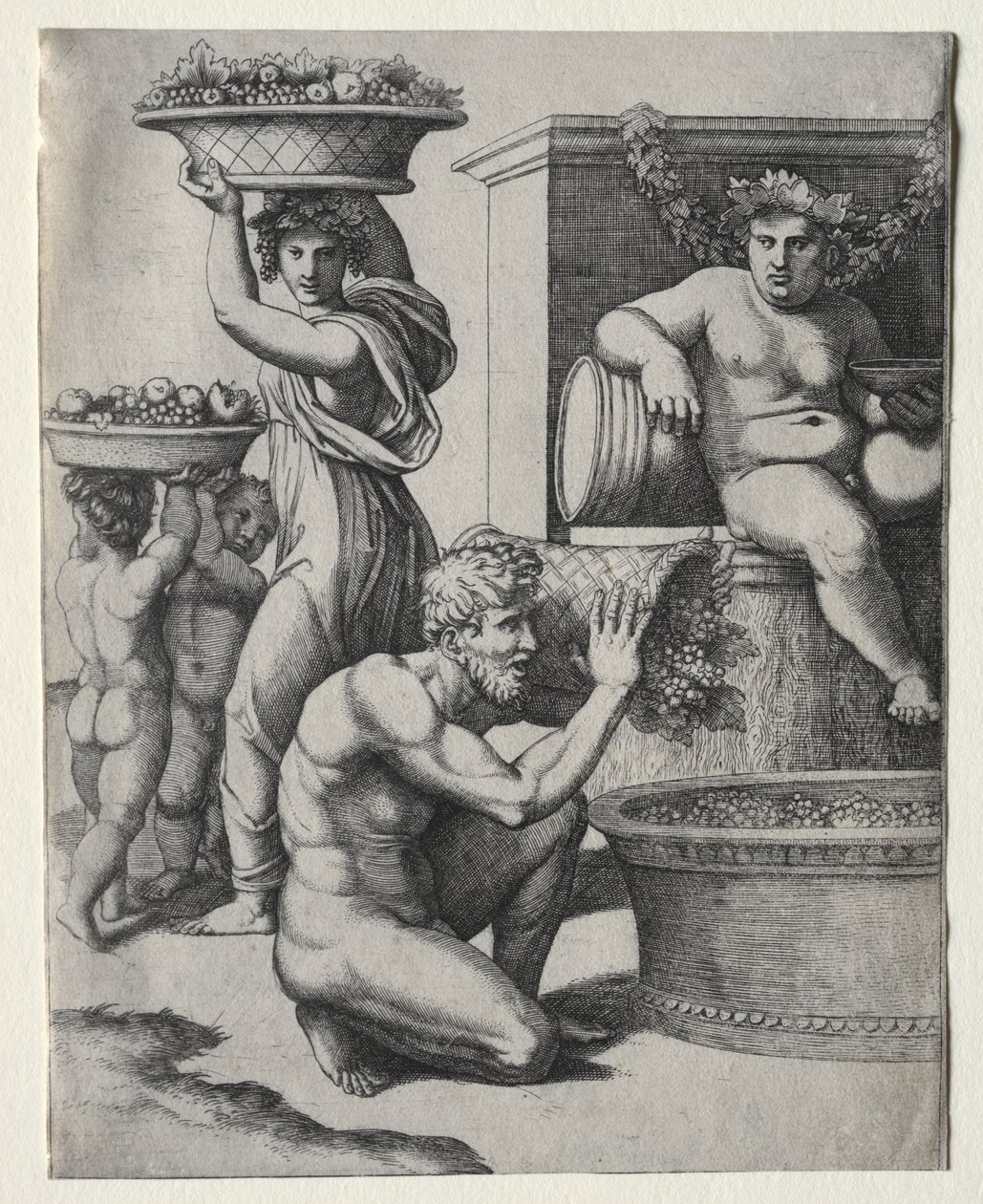 La prensa de vino de Marcantonio Raimondi