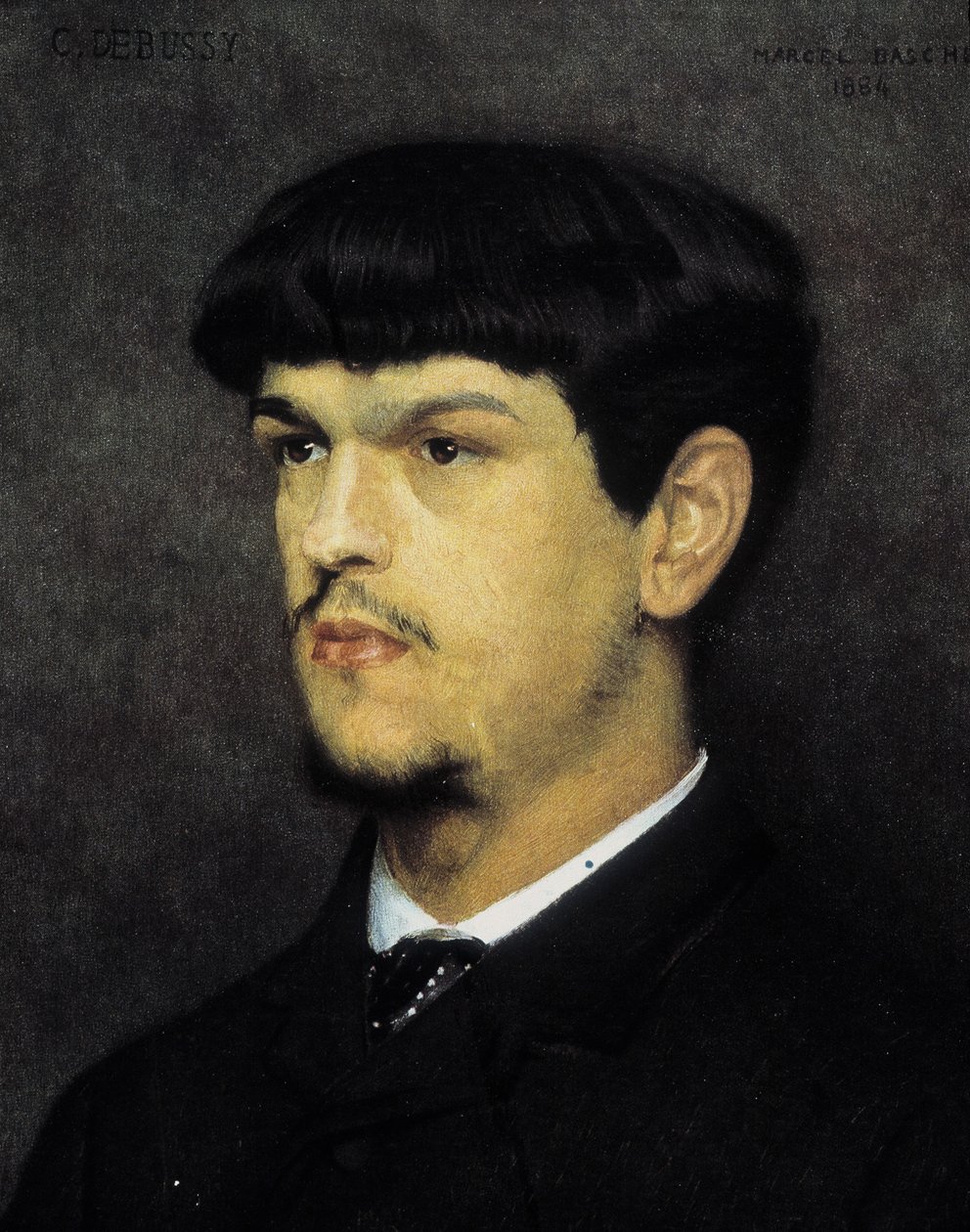 Retrato de Claude Debussy por Marcel Andre Baschet (1862-1941) de Marcel Andre Baschet