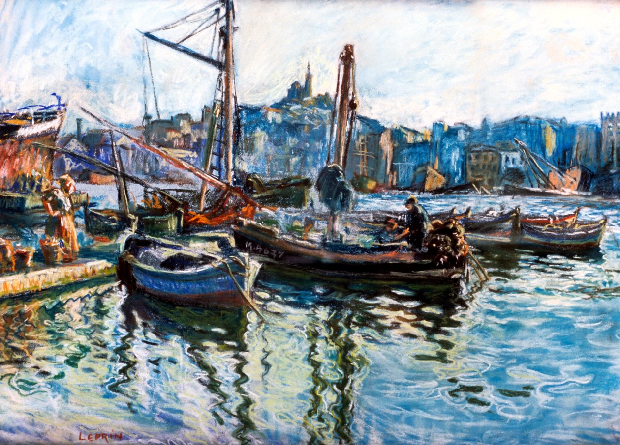 El puerto de Marsella de Marcel Leprin