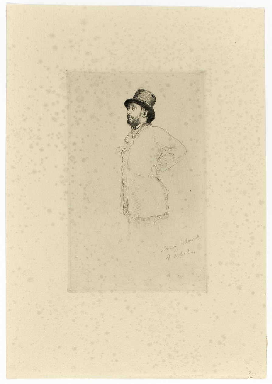 Edgar Degas, de Pie de Marcellin Gilbert Desboutin