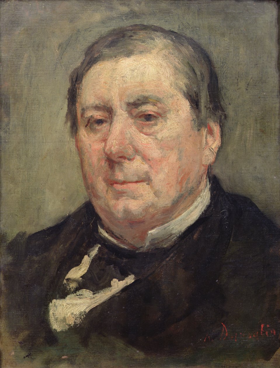 Retrato de Eugene Labiche (1815-1888) (pintura) de Marcellin Gilbert Desboutin