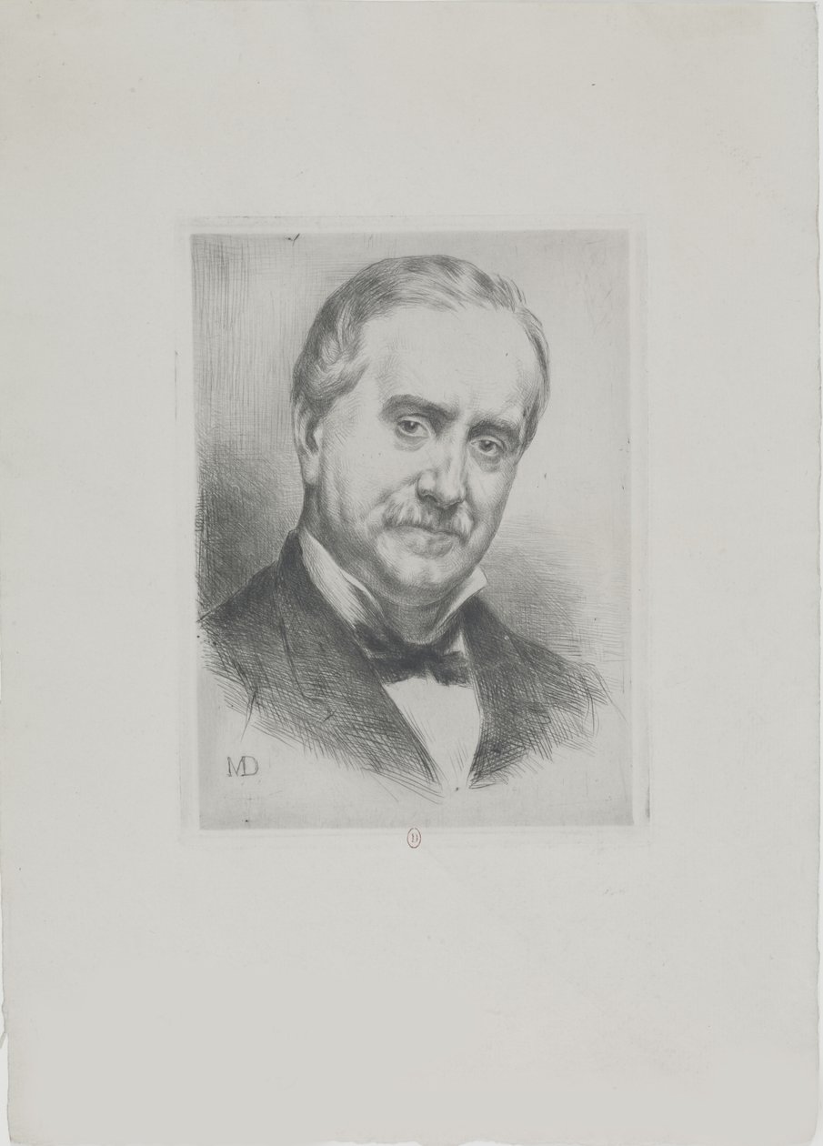 Retrato de Paul Durand-Ruel 1831-1922, 1882 de Marcellin Gilbert Desboutin