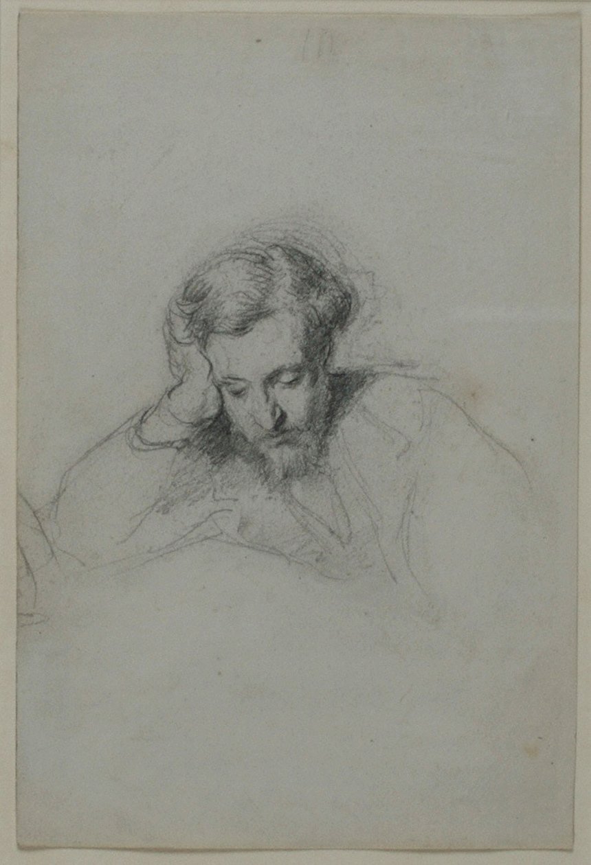 Retrato del poeta Heinrich Heine 1797-1856, 1853 de Marcellin Gilbert Desboutins