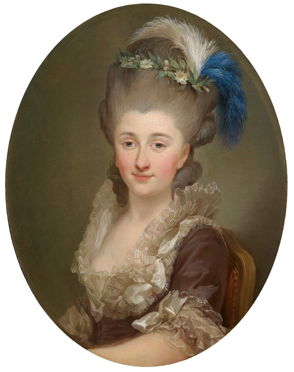 Retrato de la Condesa Konstancja Tyszkiewicz, nacida Princesa Poniatowska de Marcello Bacciarelli