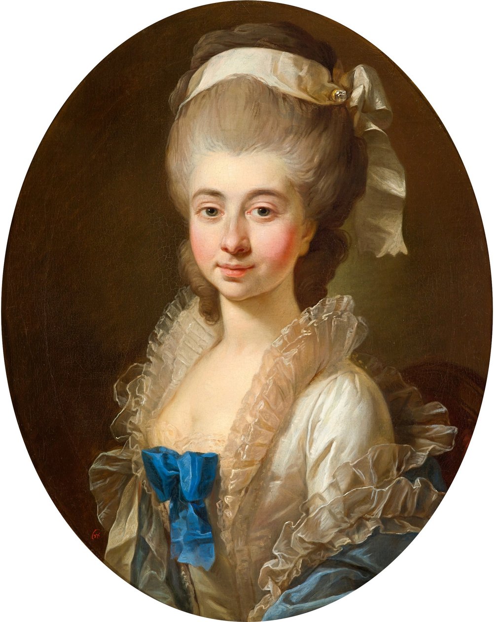 Polaco: Retrato de Urszula Maria Mniszech de soltera Zamoyska. de Marcello Bacciarelli