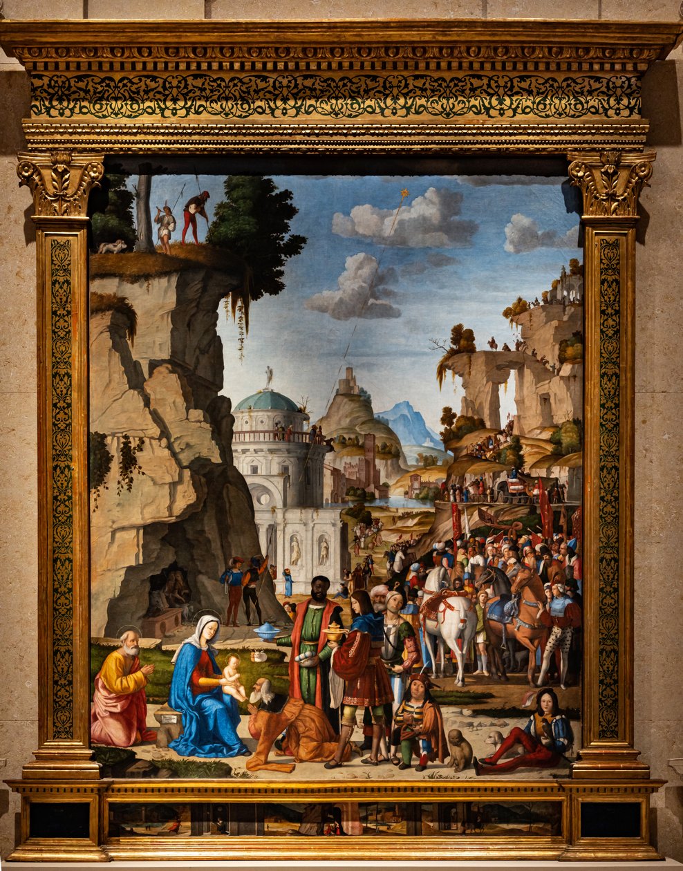 Adoración de los Reyes Magos de Marcello Fogolino